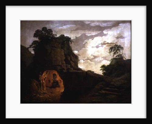 Virgil's Tomb, with the Figure of Silius Italicus, 1779 by Joseph Wright of Derby