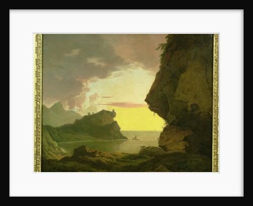 Sunset on the Coast near Naples, c.1785-90 by Joseph Wright of Derby