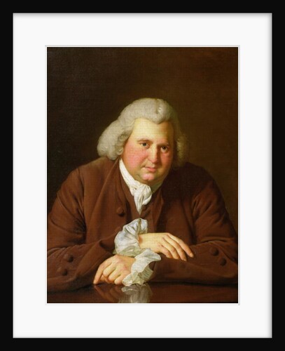Portrait of Dr Erasmus Darwin, 1770 by Joseph Wright of Derby