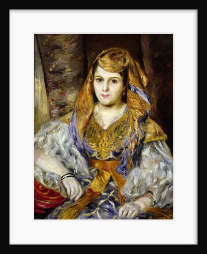 Mme. Clementine Stora in Algerian Dress, or Algerian Woman, 1870 by Pierre Auguste Renoir