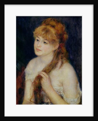 Young Woman Braiding Her Hair, 1876 by Pierre Auguste Renoir