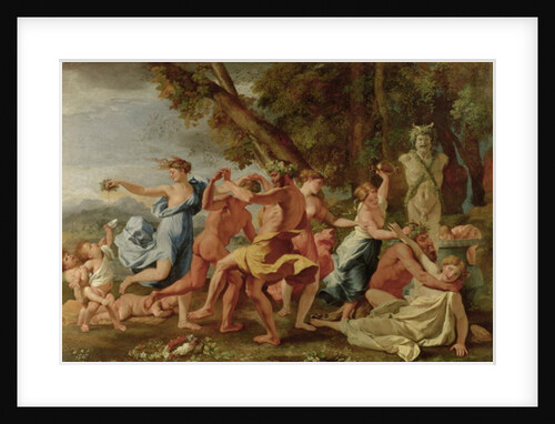 A Bacchanalian Revel before a Term, 1632-3 by Nicolas Poussin