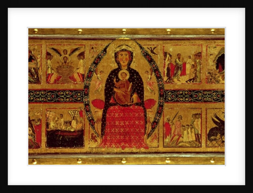 The Virgin and Child Enthroned, with Scenes of the Nativity and the Lives of the Saints, 1263-4 by di Magnano da Arezzo Margaritone