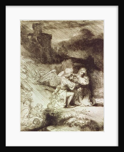 The Agony in the Garden by Rembrandt Harmensz. van Rijn