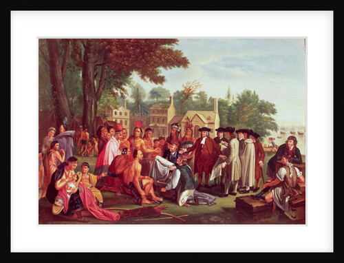 William Penn's Treaty with the Indians in 1683 by Benjamin West