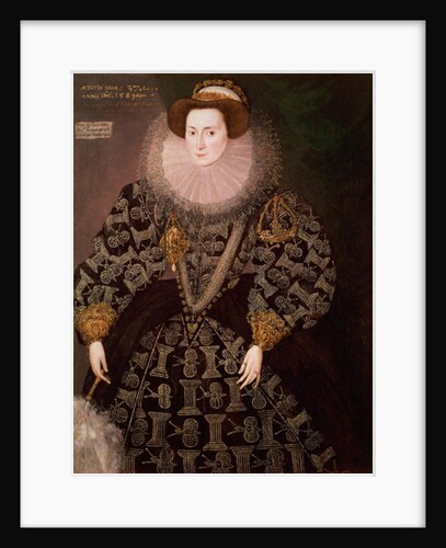 Frances Clinton, Lady Chandos, 1589 by Hieronymus Custodis