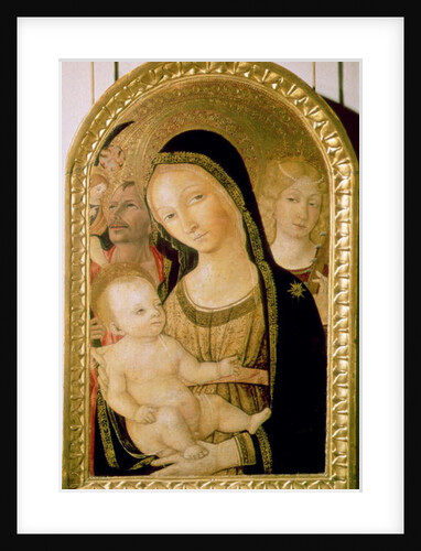 Madonna and Child with SS. Catherine and Christopher, 1470 by Matteo di Giovanni di Bartolo
