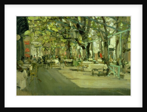 Cafe in Yalta, 1905 by Konstantin Alekseevich Korovin