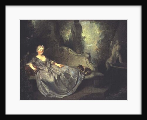 Portrait of a Lady in a Garden, 1730 by Nicolas Lancret