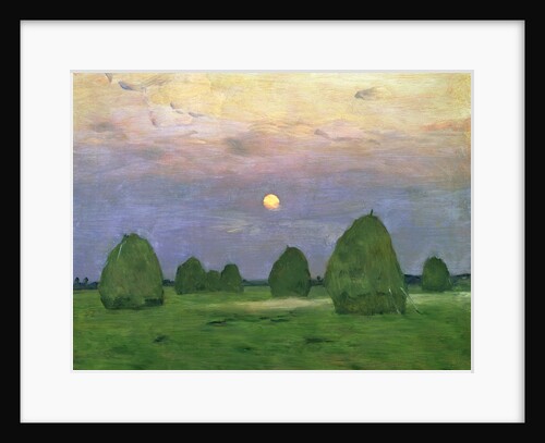 Hayricks at Dusk, 1899 by Isaak Ilyich Levitan