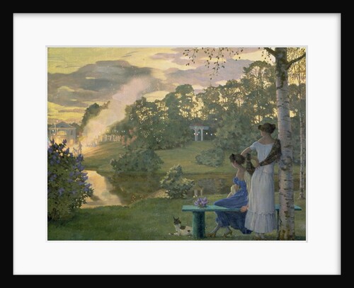 Fireworks, 1922 by Konstantin Andreevic Somov