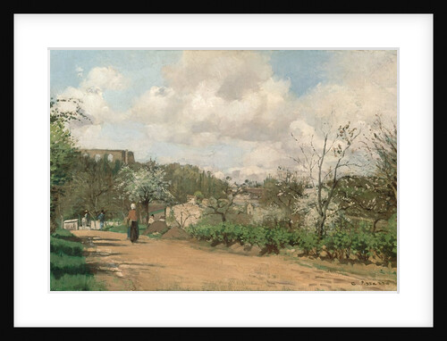 View from Louveciennes, 1869-70 by Camille Pissarro