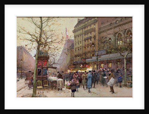 The Great Boulevards by Eugene Galien-Laloue