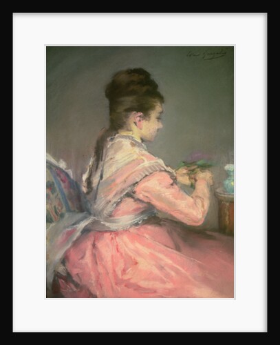 Bouquet of violets by Eva Gonzales