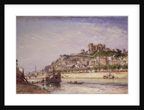 The Saone at Lyons, 1875 by Johan-Barthold Jongkind
