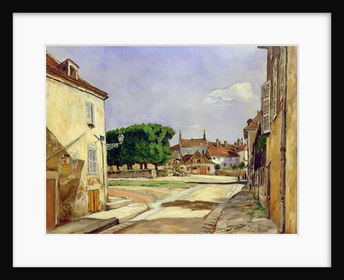 A Street in Avallon by Marcel Leprin