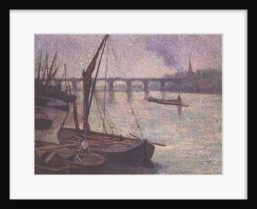 The Thames at Vauxhall Bridge, 1893 by Maximilien Luce