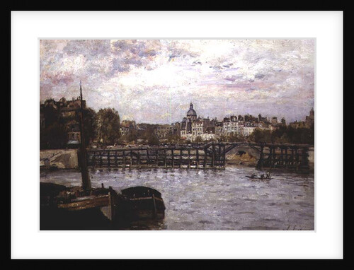 The Pont de l'Estacade, Paris by Stanislas Victor Edouard Lepine