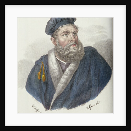 Portrait of Marco Polo, 1857 by Dolfino