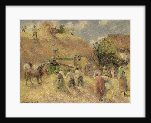 The Harvest, 1883 by Camille Pissarro