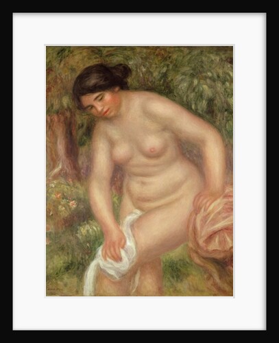 Bather drying herself, 1895 by Pierre Auguste Renoir