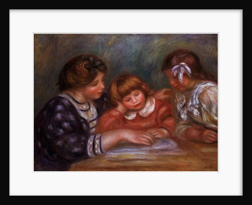The Lesson, 1906 by Pierre Auguste Renoir
