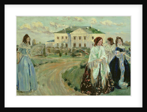 A Walk at Sunset, 1903 by Viktor Elpidiforovich Borisov-Musatov