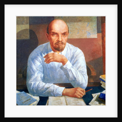 Portrait of Vladimir Ilyich Lenin, 1934 by Kuzma Sergeevich Petrov-Vodkin