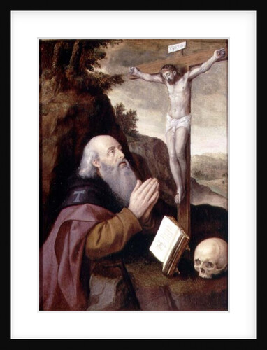 St. Anthony Abbot by Michiel I Coxie or Coxcie