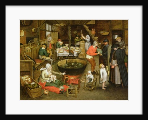 The Visit to the Farm by Pieter the Younger Brueghel