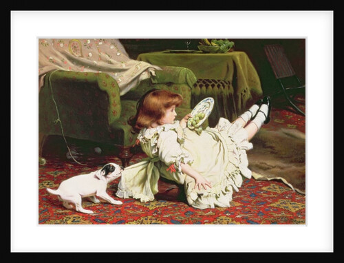 Time to Play, 1886 by Charles Burton Barber