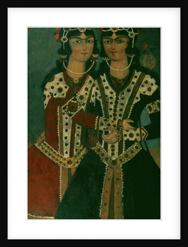 Portrait of Twins by Iranian School