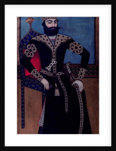 Portrait of Fath-Ali, Shah of Iran, by Iranian School