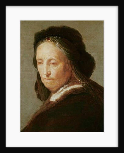 Study of an Old Woman, c.1600-1700 by Rembrandt Harmensz. van Rijn