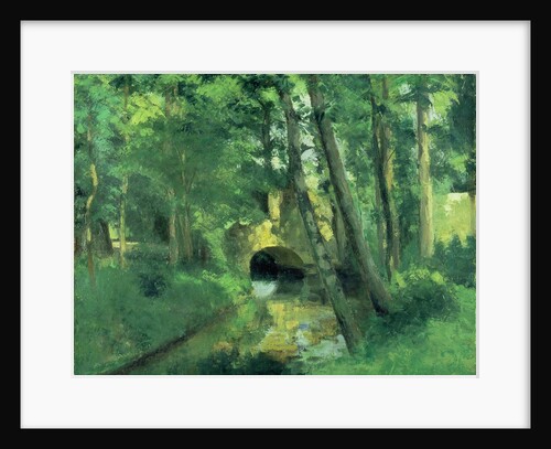 The Little Bridge, Pontoise, 1875 by Camille Pissarro