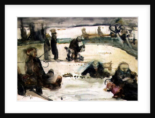 Playing in the Snow by Witold Wojtkiewicz