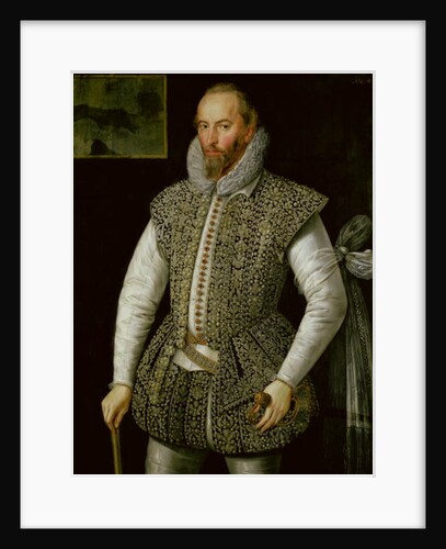 Portrait of Sir Walter Raleigh, 1598 by William Segar