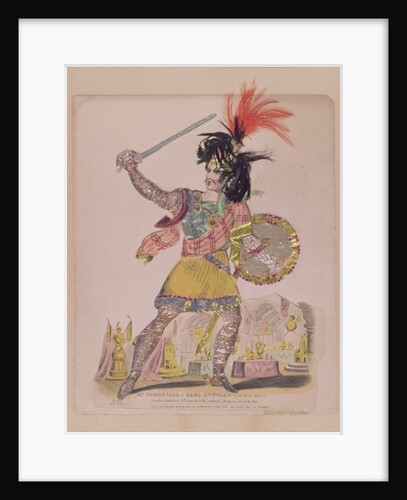 Mr. Gomersall in the role of Earl Douglas from 'The Ballad of Chevy Chase', pub. by Orlando Hodgson, 1832 by English School