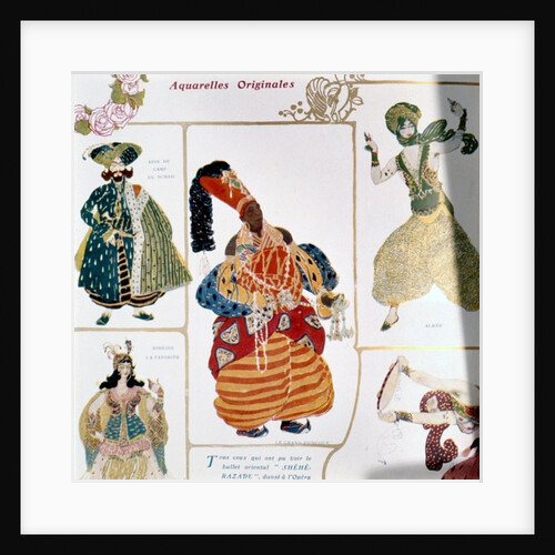 The Great Eunuch, costume design for Diaghilev's production of the ballet 'Scheherazade', 1910 by Leon Bakst