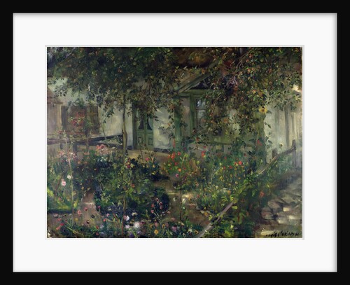 Flower garden in bloom, 1904 by Lovis (1858-1925) Corinth