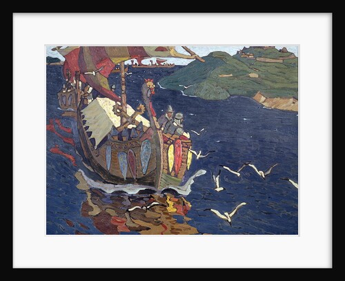 Visitors from Overseas, 1901 by Nicholas Roerich