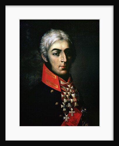 Portrait of Prince Peter Bagration Russian general by School Russian