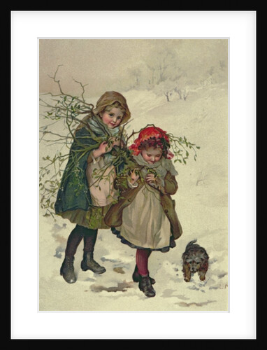 Illustration from Christmas Tree Fairy, pub. 1886 by Lizzie Mack