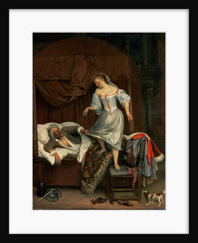 Bedroom scene by Jan Havicksz. Steen