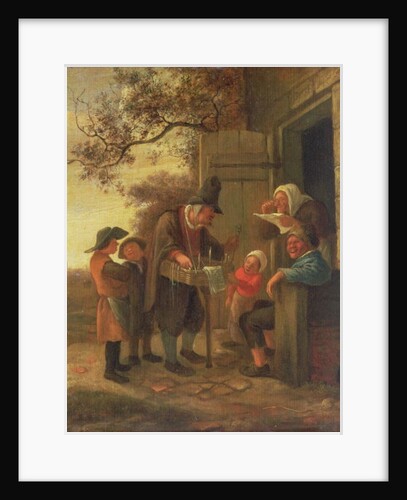 A Pedlar selling Spectacles outside a Cottage, c.1650-53 by Jan Havicksz. Steen