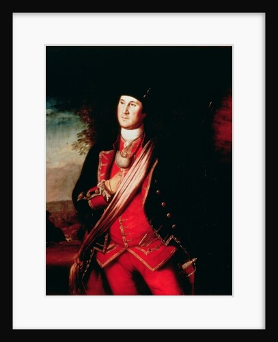 Portrait of George Washington 1772 by Charles Willson Peale