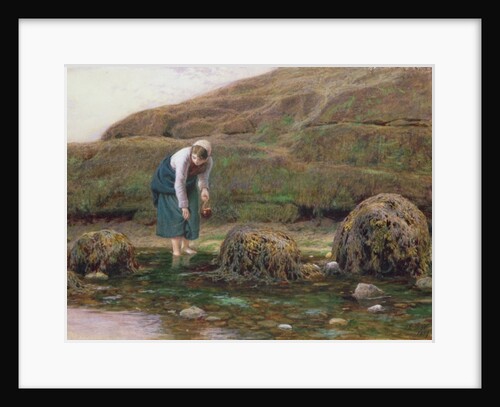 The Winkle Gatherer, 1869 by John Dawson Watson