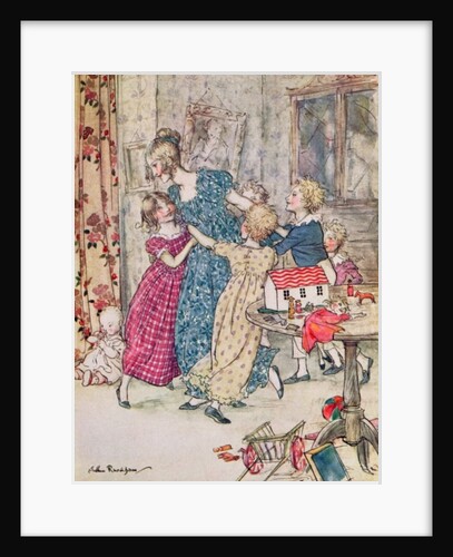 A flushed and boisterous group by Arthur Rackham