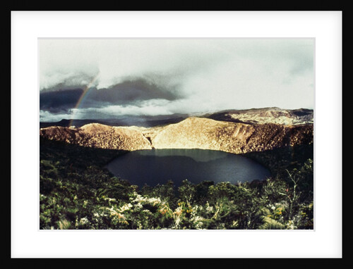 View of Lake Guatavita by Anonymous
