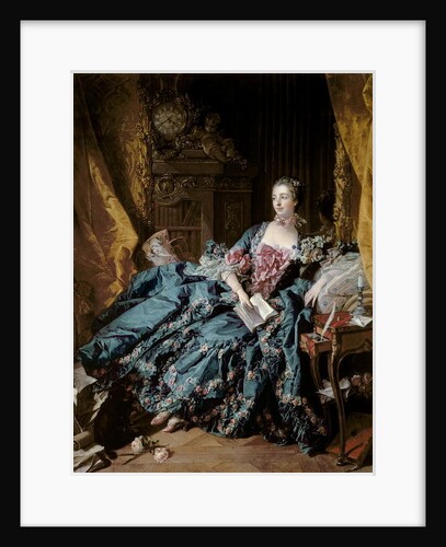 Madame de Pompadour, 1756 by Francois Boucher